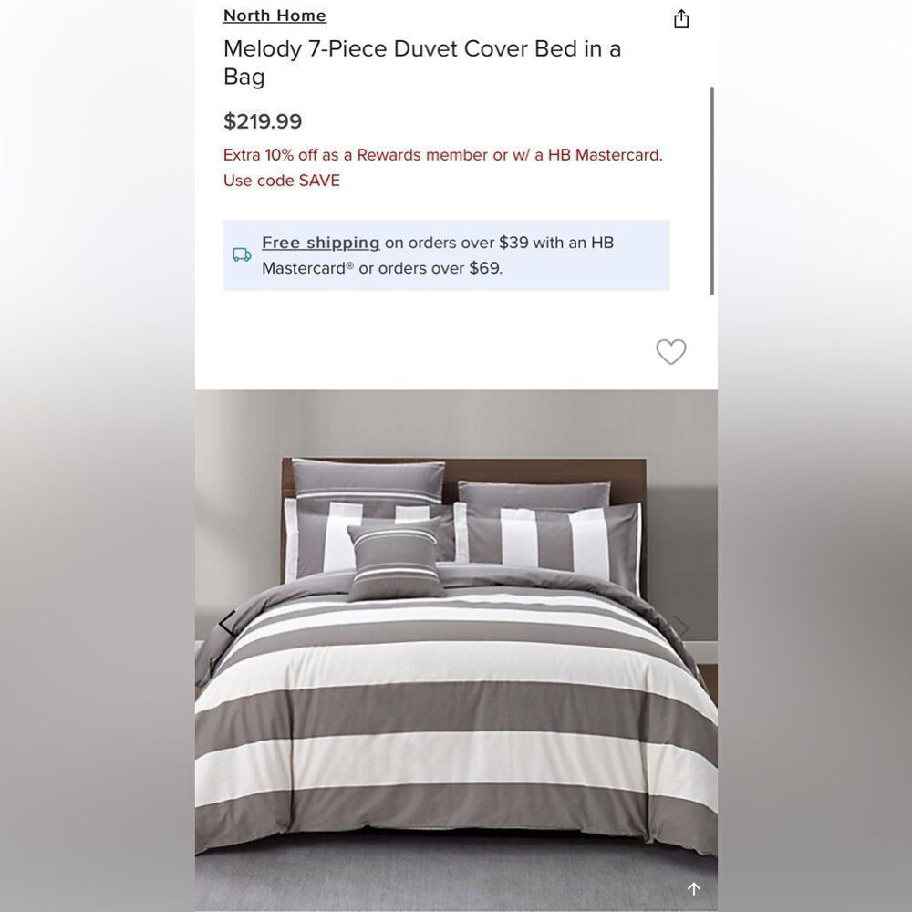 North Home

Melody 7-Piece Duvet Cover Bed in a Bag